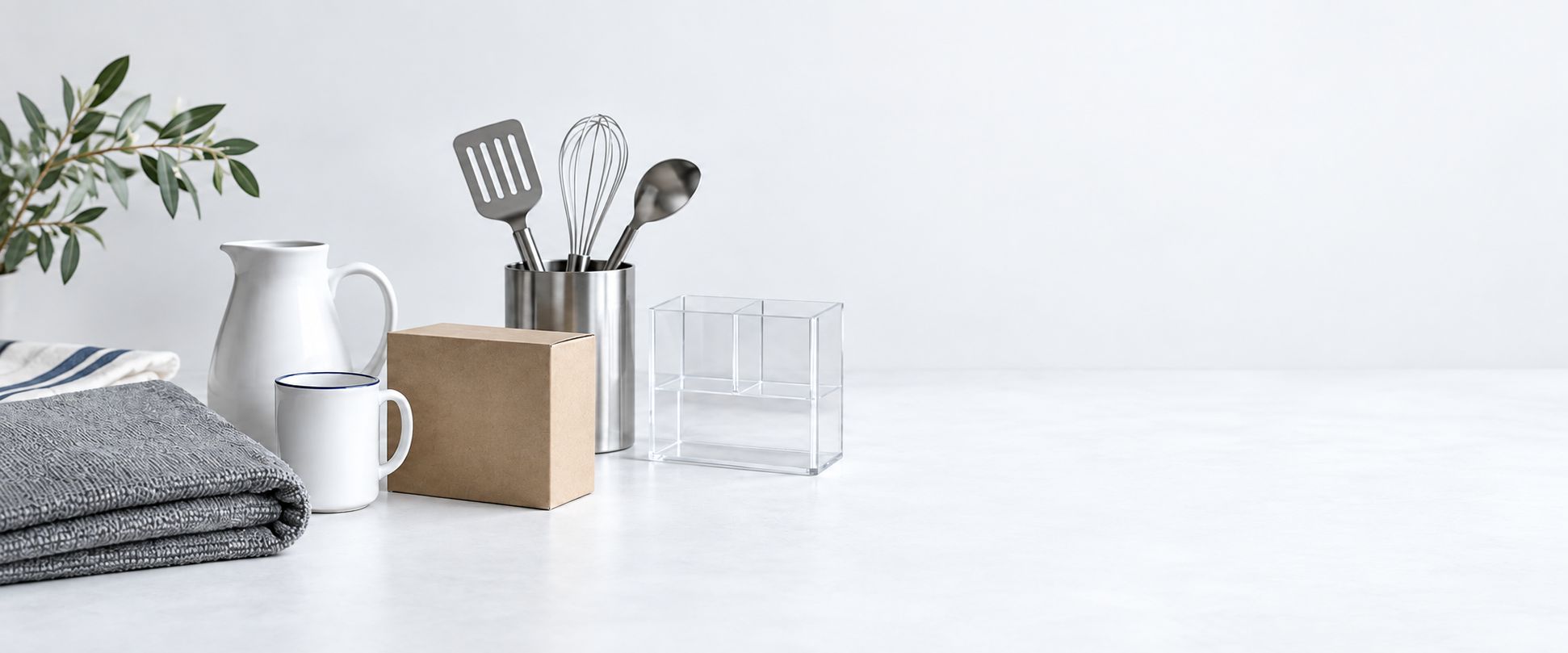 生活雑貨・繊維製品・キッチン用品を用いた取扱商材のイメージ
